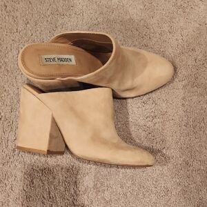 Steve Madden Leather Mules Size 8.5